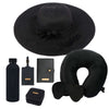 Personalized Luxury Travel Gift Set (Hat, Bottle, Passport Cover, Eyemask & Pillow)
