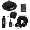 Personalized Luxury Travel Gift Set (Hat, Bottle, Passport Cover, Eyemask & Pillow)