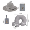 Personalized Luxury Travel Gift Set (Hat, Bottle, Passport Cover, Eyemask & Pillow)