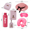 Personalized Luxury Travel Gift Set (Hat, Bottle, Passport Cover, Eyemask & Pillow)