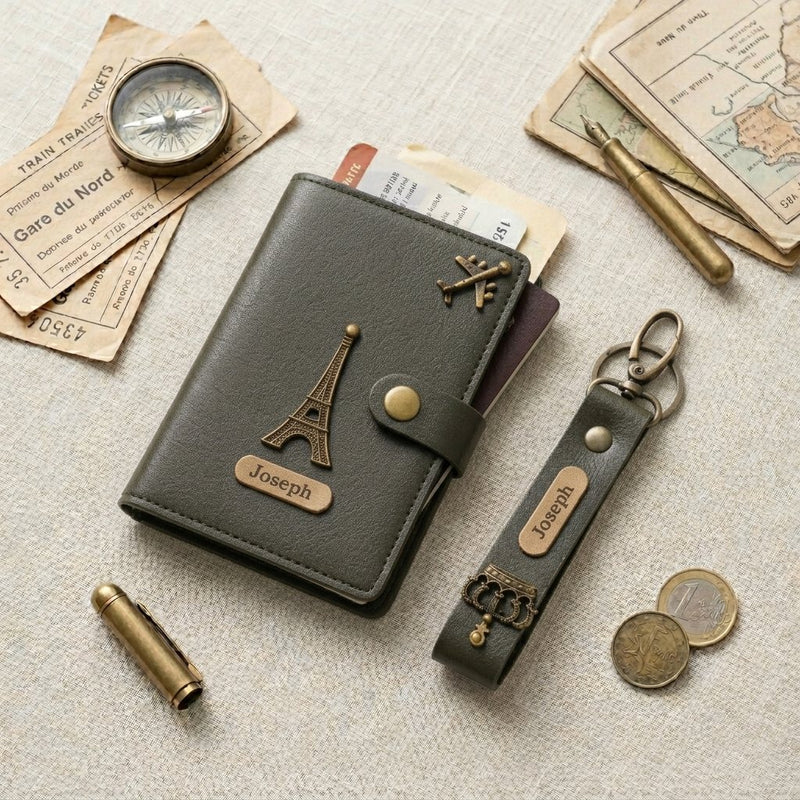 Personalized Passport Cover and Keychain