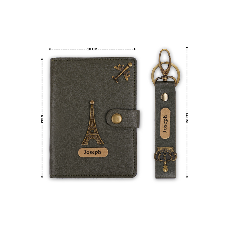 Personalized Passport Cover and Keychain