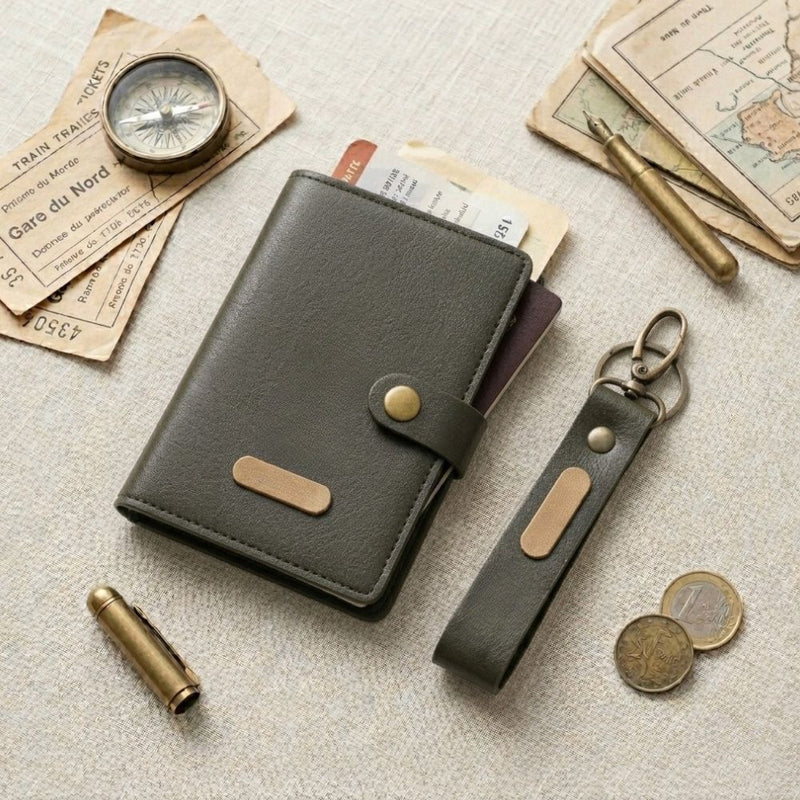 Personalized Passport Cover and Keychain