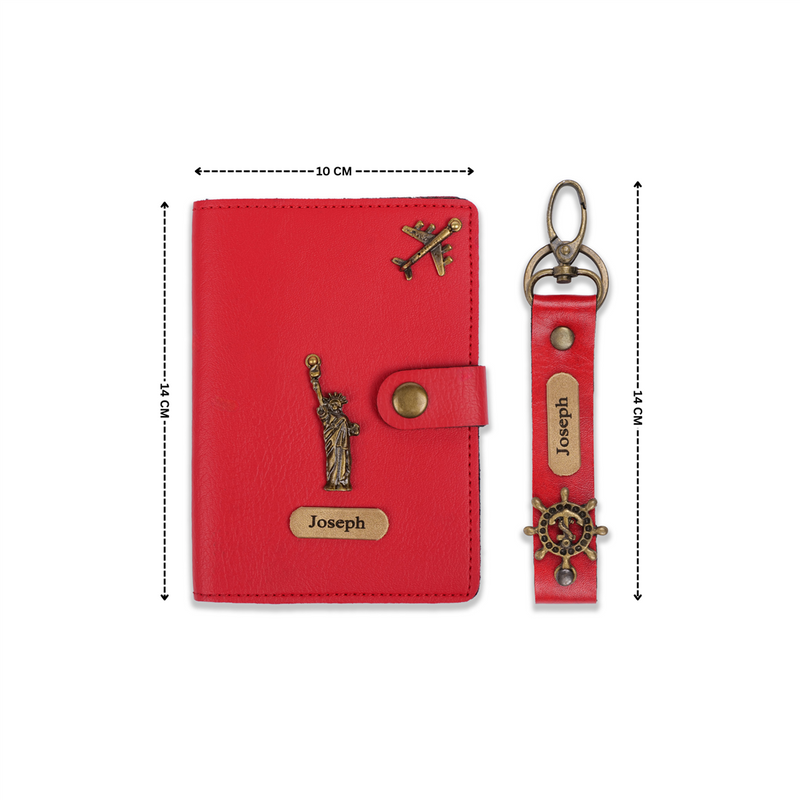 Personalized Passport Cover and Keychain