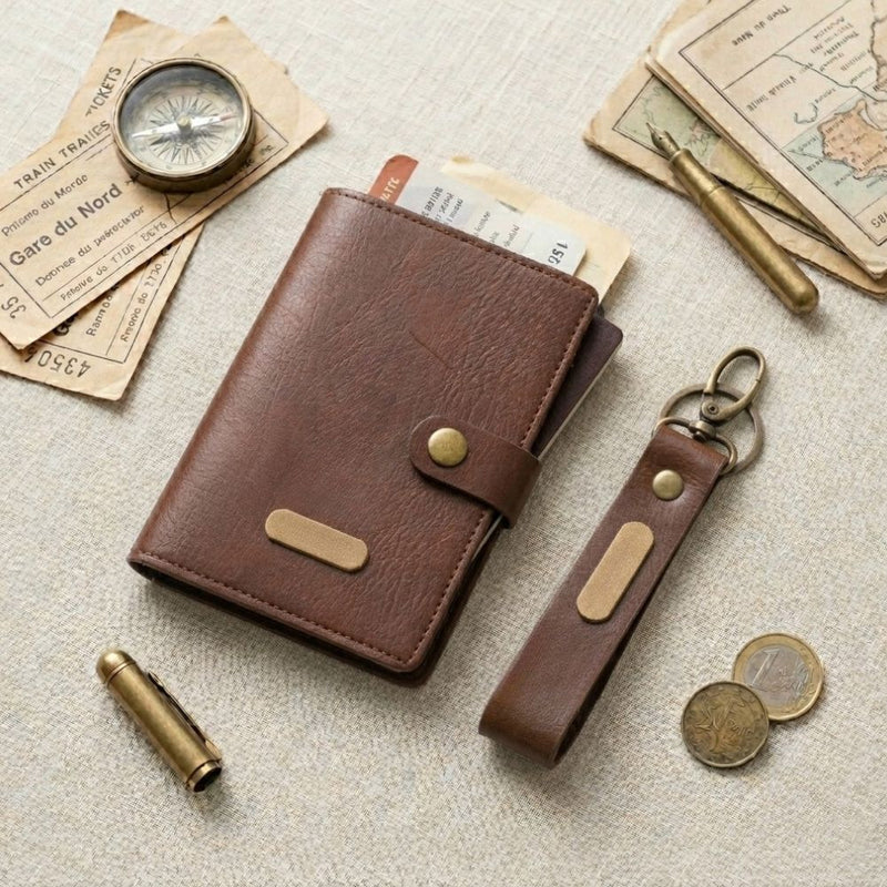 Personalized Passport Cover and Keychain