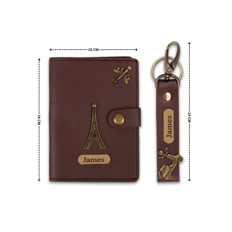 Personalized Passport Cover and Keychain