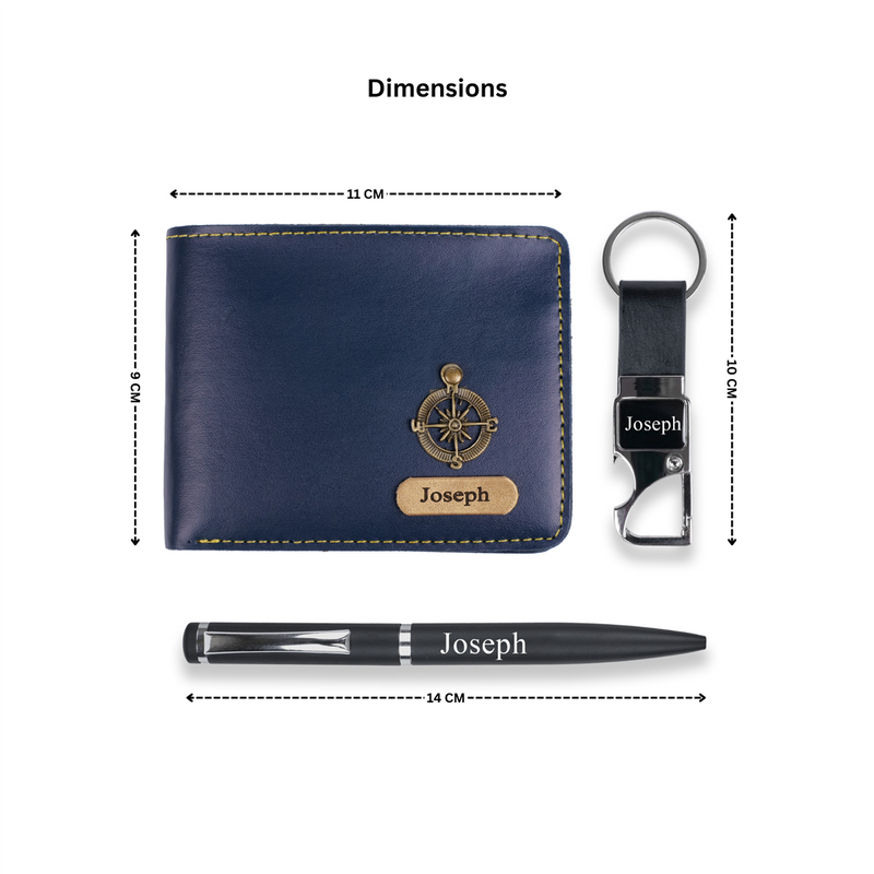 Personalized Pen Keychain and Wallet