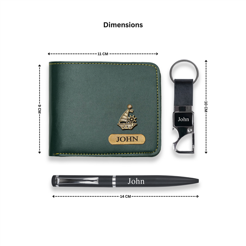 Personalized Pen Keychain and Wallet