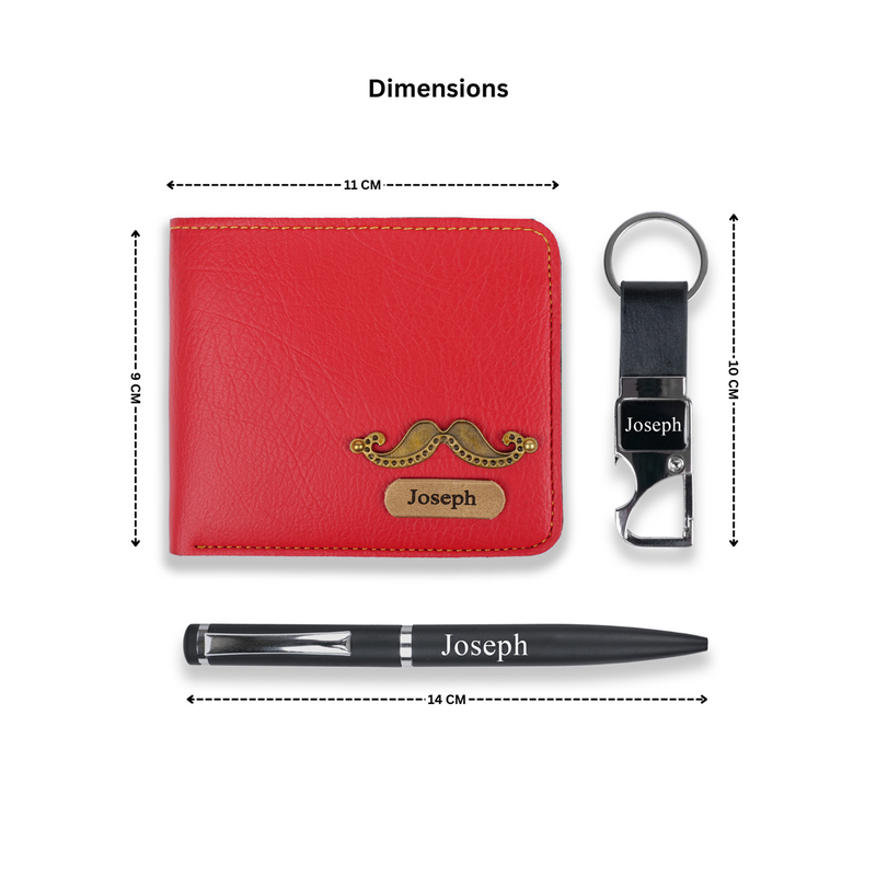 Personalized Pen Keychain and Wallet