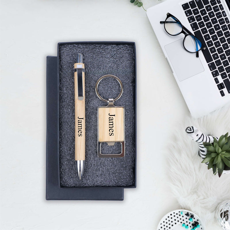Personalized Pen Keychain Combo