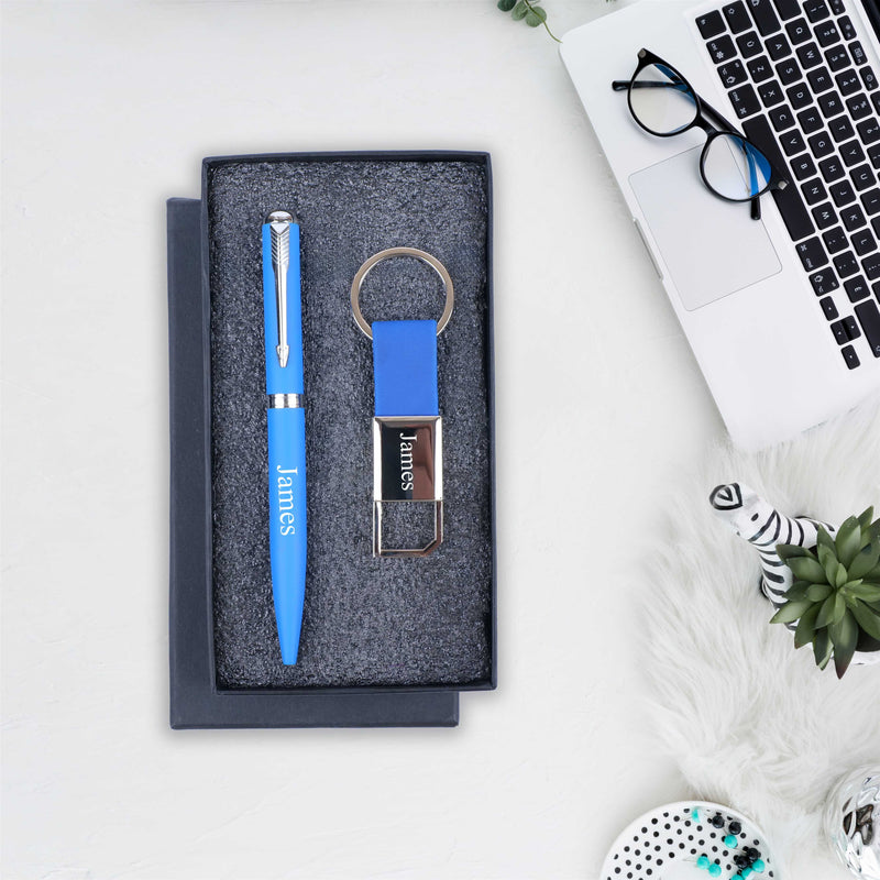 Personalized Pen Keychain Combo