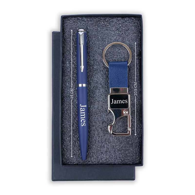 Personalized Pen Keychain Combo