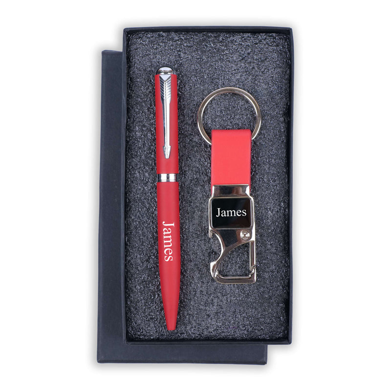Personalized Pen Keychain Combo