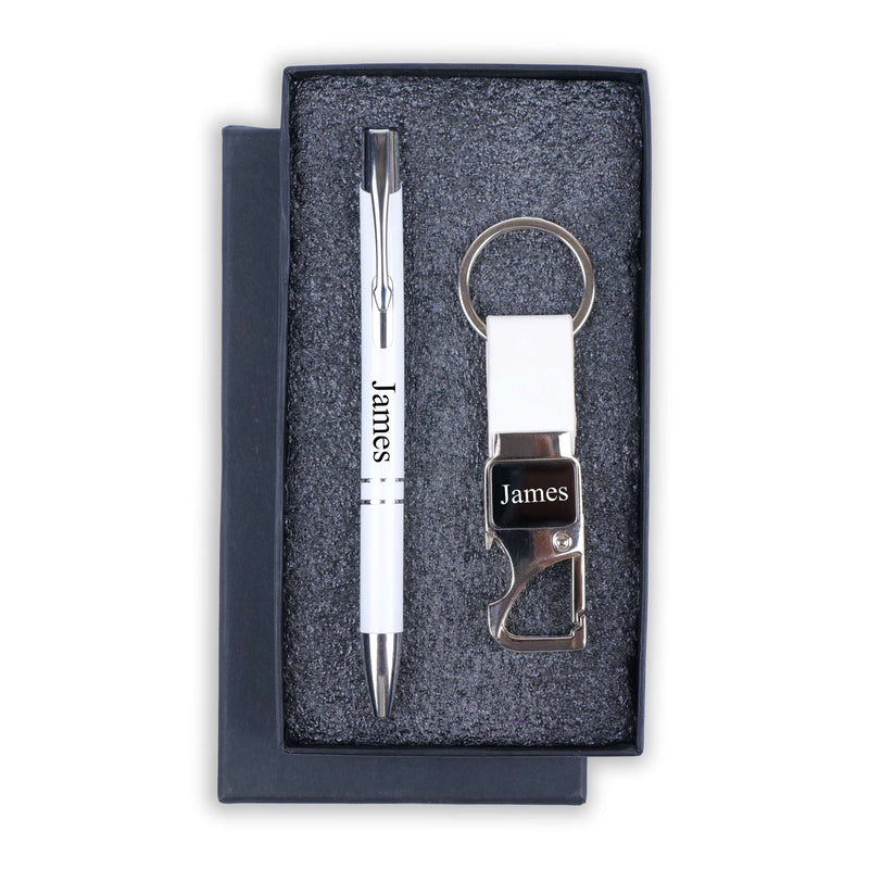 Personalized Pen Keychain Combo