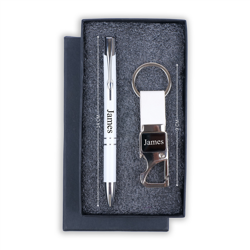 Personalized Pen Keychain Combo