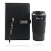 Personalized Set of 3-in-1 Diary, Tumbler and Pen