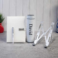 Personalized Set of 4-in-1 Diary, Pen, Bottle and Laptop Stand