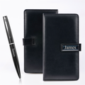Personalized Set of 4-in-1 Diary, Pen, Keychain and Cardholder