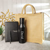 Personalized Set of 4-in-1 Tote Bag, Dairy, Pen and Bottle