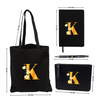 Personalized Set of 4-in-1 - Tote Bag, Pouch, Pen and Dairy