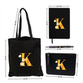 Personalized Set of 4-in-1 - Tote Bag, Pouch, Pen and Dairy