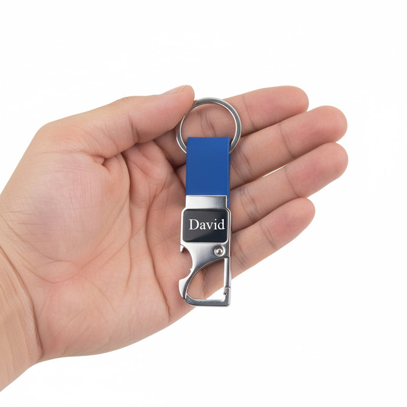 Personalized Set of 5-in-1 Diary, Pen, Bottle, Card Holder and Keychain