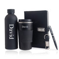 Personalized Set of 5-in-1 Diary, Pen, Bottle, Tumbler and Keychain