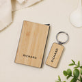Personalized Set of 6-in-1 Diary, Speaker, Mouse, Pen, Card Holder and Keychain