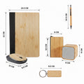 Personalized Set of 6-in-1 Diary, Speaker, Mouse, Pen, Card Holder and Keychain