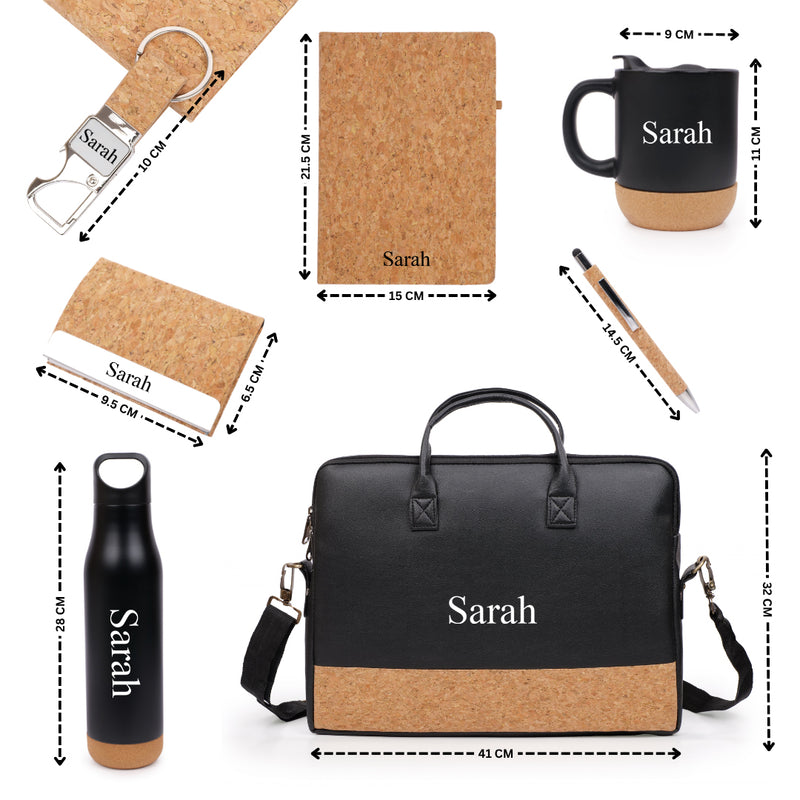 Personalized Set of 7 in 1 Laptop Bag Corporate Set