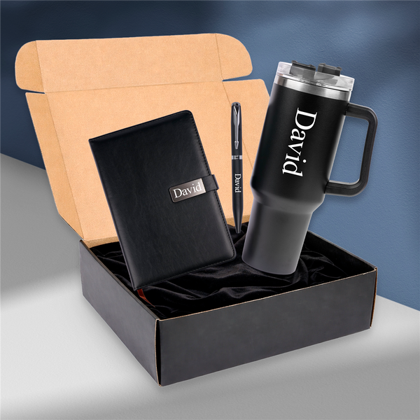 Personalized Tumbler Diary Pen Corporate Gift Set