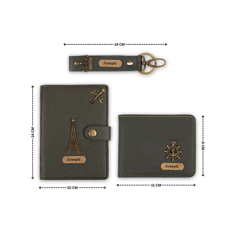 Personalized Wallet, Keychain and Passport Cover