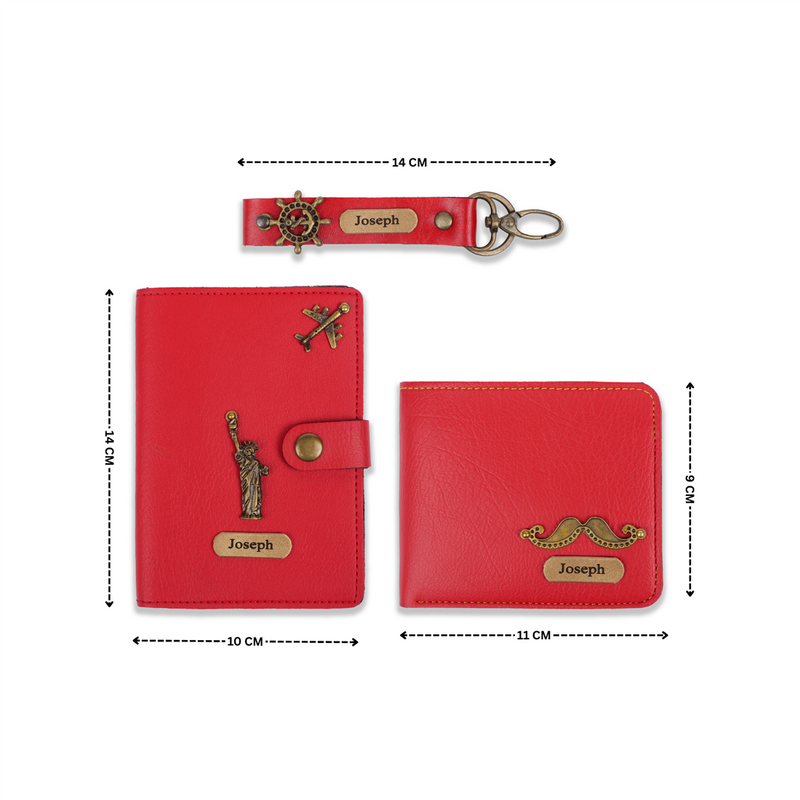 Personalized Wallet, Keychain and Passport Cover