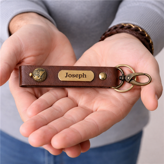 Personalized Wallet Keychain
