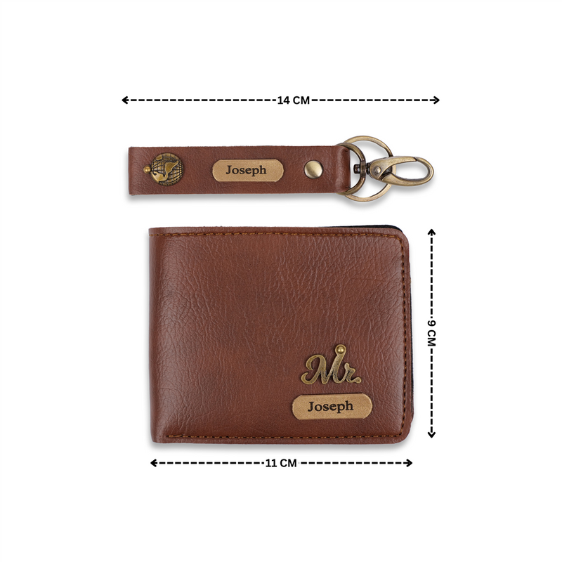 Personalized Wallet Keychain
