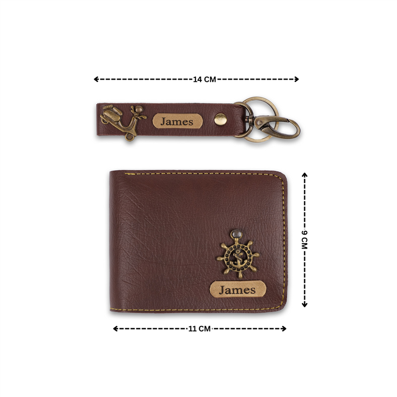 Personalized Wallet Keychain